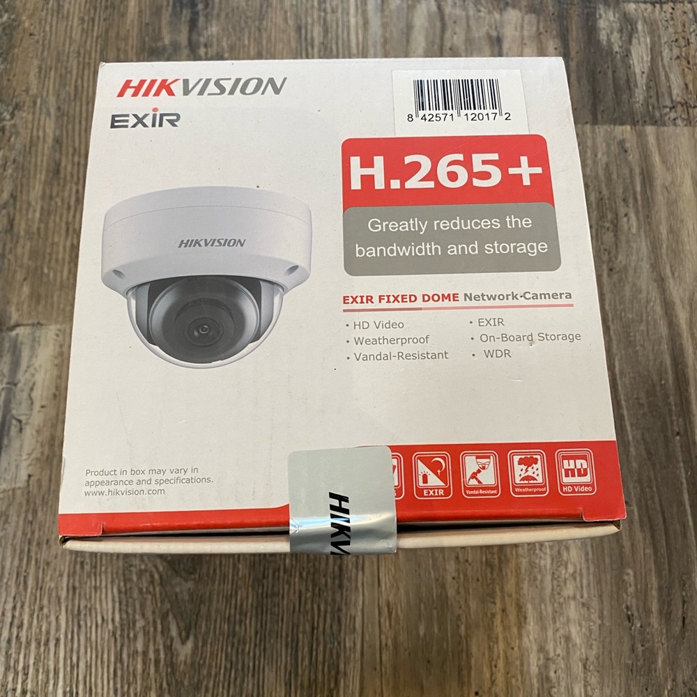 Hikvision DS-2CD2143G0-I 4MP IR Fixed Dome Network Camera, 1/3" Progress…